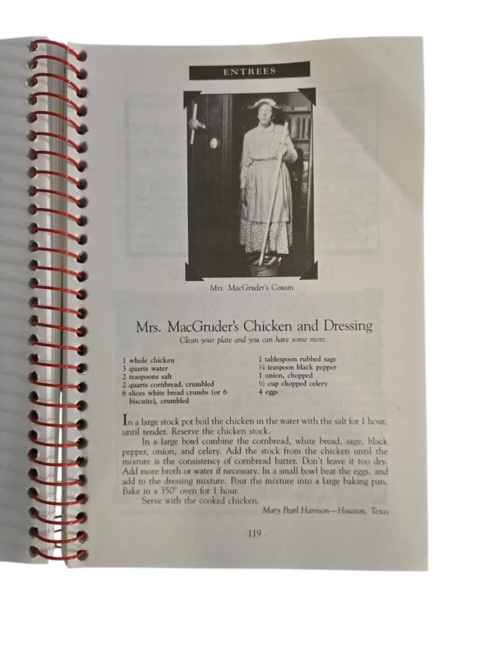 Aunt Bee's Mayberry Cookbook Andy Griffith Show Spiral Bound Southern Recipes